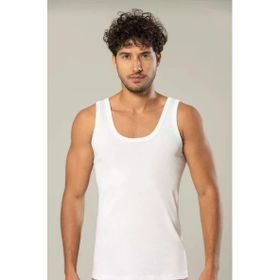 Erdem 1110 Ribana Askılı 10'lu Beyaz Erkek Atlet