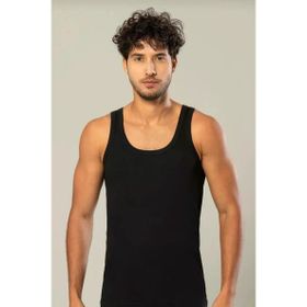 Erdem 1110 Ribana Askılı Siyah Erkek Atlet
