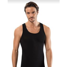 Erdem 1116 Likralı Askılı Siyah Erkek Atlet