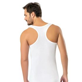 Erdem 1121 Likrali Sporcu 3'lü Beyaz Erkek Atlet
