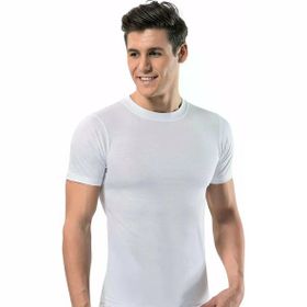 Erdem 1165 Penye Lux Kapalı Yaka 3'lü Beyaz Erkek Fanila