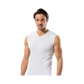 Erdem 1196 Ribana Kolsuz V Yaka Siyah Erkek T-shirt