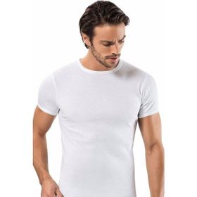 Erdem 1197 Ribana Sıfır Yaka Beyaz Erkek Fanila