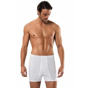 Erdem 1350 Paçalı Beyaz Erkek Boxer
