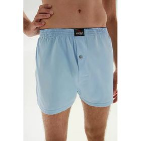 Erdem 1400 Penye Düz Açık Mavi 6 Adet Erkek Boxer