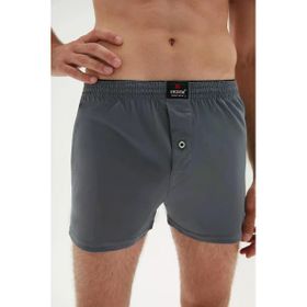 Erdem 1400 Penye Düz Füme 3 Adet Erkek Boxer