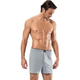 Erdem 1400 Penye Düz Gri 3 Adet Erkek Boxer