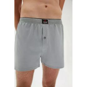 Erdem 1400 Penye Düz Gri 6 Adet Erkek Boxer