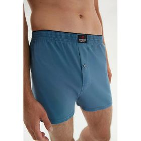 Erdem 1400 Penye Düz İndigo 6 Adet Erkek Boxer