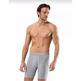 Erdem 1470 Likralı Uzun 10 Adet Gri Erkek Boxer