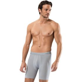Erdem 1470 Uzun 3'lü Paket Gri Erkek Boxer
