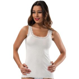 Erdem 2232 Dantelli Beyaz Kadın Atlet