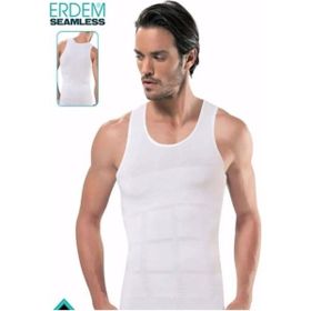 Erdem 650 Seamless Beyaz Erkek Korse Atlet