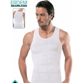Erdem 650 Seamless Beyaz Erkek Korse Atlet
