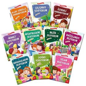 Erdemler Serisi - 2 10 Kitap Takım - Mehmet Zeki Aydın Nuray Çatiç Vahide Ulusoy Gökçek Saadet Kocagöz Uzun Rukiye Karaköse Necla Şeyma Saydam