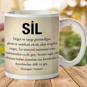 Erdoğan Yıldırım Sil Baskılı Kupa