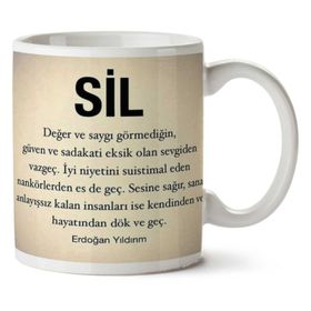 Erdoğan Yıldırım Sil Baskılı Kupa