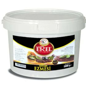 Erel Zeytinleri Siyah Zeytin Ezmesi Kova 5 kg