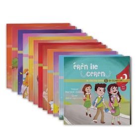 Eren İle Ceren İlk Okuma Serisi - 12 Kitap Takım - Nurdan Damla