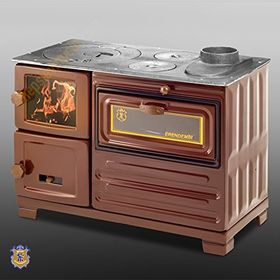 Erendemir EK104F Kahverengi Kuzine Tuğlalı Soba