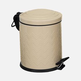 Eres Maden 5 lt Zigzag Desen Pedallı Çöp Kovası