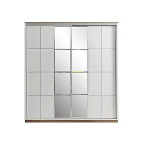 Erezoğulları 200x60x214 Beyaz Efsane Sürgülü Aynalı Gardırop