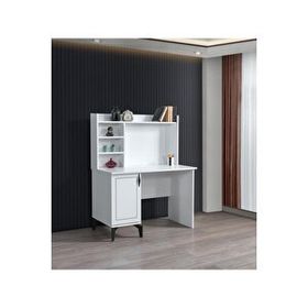 Erezoğulları Çizgi 110x60x137 cm Yarım Kitaplıklı Çalışma Masası