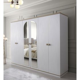 Erezoğulları Dejavu 6 Kapaklı Modern 240 CM Gardrop