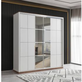 Erezoğulları Efsane Sürgülü Aynalı 200x60x214 CM Gardırop