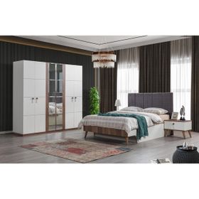 Erezoğulları Modern Efsane 6 Kapaklı Krem Gardrop