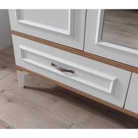 Erezoğulları Modern Trend 3 Kapılı 2 Çekmeceli 130x55x212 CM Gardırop