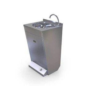 Erginoks Tek Su Girişli Sabun Dispenserli 50x45x85 cm Ayaktan Kumandalı El Yıkama Evyesi