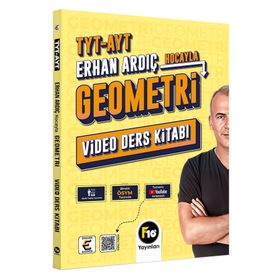 Erhan Ardıç Hocayla TYT AYT Geometri Video Ders Kitabı F10 Yayınları