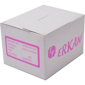 Erkan 5 mm 10.000 Adet Siyah Etiket Tabancası İnce Kılçık