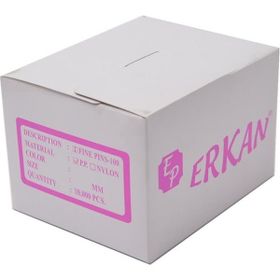Erkan 5 mm 10.000 Adet Siyah Etiket Tabancası İnce Kılçık
