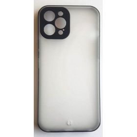 Erkan İletişim Apple İphone 12 Pro Max Kamera Korumalı Mat Buz Silikon Sert Kapak Kılıf