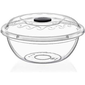 Erkoç E105 57 cm 35 Lt Poly Time Şeffaf Kapaklı Leğen