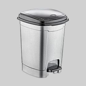 Erkoç E253 2 No 12 lt Plastik Pedallı Çöp Kovası