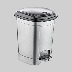 Erkoç E256 52 lt Plastik Pedallı Çöp Kovası