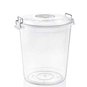 Erkoç E582 50 lt Plastik Battal Şeffaf Bakliyat Kovası