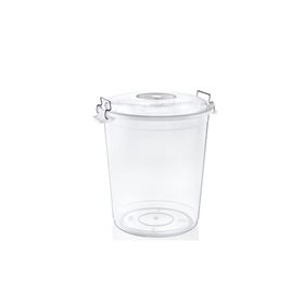 Erkoç E582 50 lt Plastik Battal Şeffaf Bakliyat Kovası