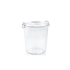 Erkoç E582 50 lt Plastik Battal Şeffaf Bakliyat Kovası