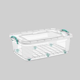 Erkoç Poly Time 2 Adet 40 40 L Tekerlekli Derin Multibox Saklama Kabı