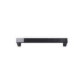Erkul 834-Orta Emev Mat Siyah 160 mm Mobilya Kulp