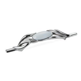 Erkul Malta 128 mm Desensız Krom Porselen Kulp