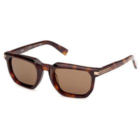 Ermenegildo Zegna 0240 52J Alaca Kahverengi Erkek Güneş Gözlüğü