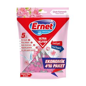 Ernet Ultra Hijyen Çiçek Karnavalı 50 gr Klozet Blok (4 adet)