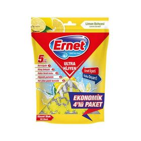 Ernet Ultra Hijyen Limon Bahçesi 50 gr Klozet Blok (4 adet)