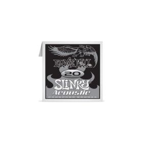 Ernie Ball P01820 .020 Earthwood Fosfor Bronz Sargılı Akustik Tek Tel
