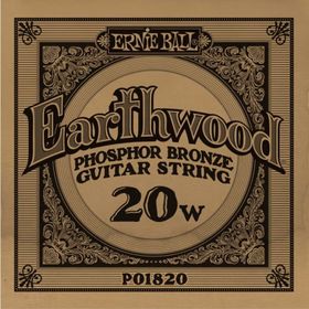 Ernie Ball P01820 .020 Earthwood Fosfor Bronz Sargılı Akustik Tek Tel